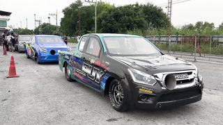 Thailand's Fastest 4 Cylinder Turbo Diesels! 7 Second 1/4 Mile!