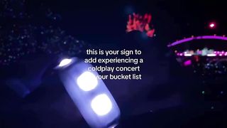coldplay concerts might be the best concert experiences via