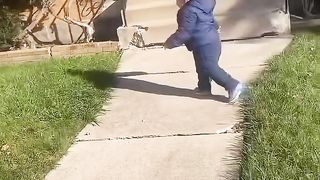 He said he can flip tooo ???? funny video