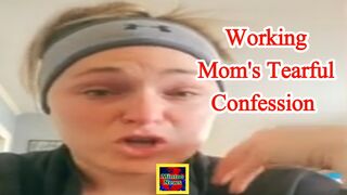 Working mom's tearful confession on family living paycheck to paycheck