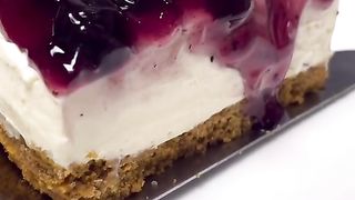 NO Bake Blueberry Cheesecake