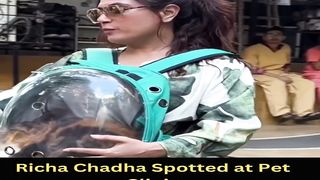 Richa Chadha Spotted at Pet Clinic #richachadha #shorts #short #trending #viral #bollywood #shortvideo