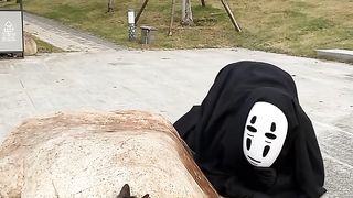 Ghost attack the cat