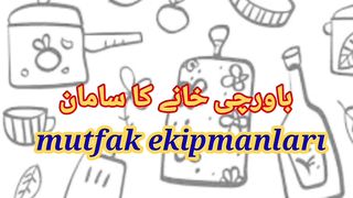 Learn Turkish : kitchenware & meals