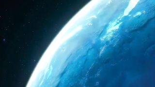 Outer space view