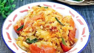 Tumis Kubis Ebi