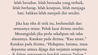 Untukmu yang lelah - Vonny Evelyn Jingga