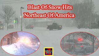 Blast of snow hits Northeast as temperatures plummet