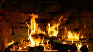 4K Crackling Fireplace & Burning Logs ???? Relaxing Fireplace (3 Hours) for Stress Relief, Sleep, Relax