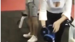 Funny incident at the gym#funny video @Kisanak89