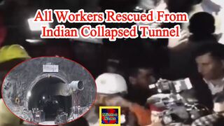 India tunnel collapse: All workers rescued