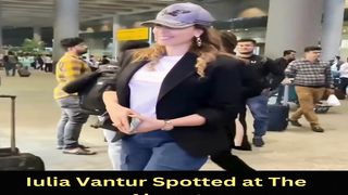 Iulia Vantur Spotted at The Airport #luliavantur #short #shorts #trending #viral #bollywood #viralshorts