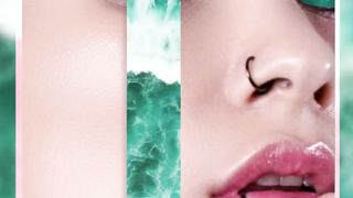 amazing face art #viral  #art  #youtubevideo  #fashion