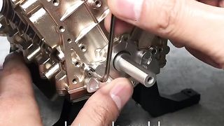 Part-5 “V8 Engine Model Kit - Full Metal Car Engine Model Kit”