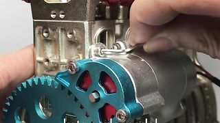 Final “4-Cylinder Engine Model Kit - Full Metal Car Engine Model Kit”