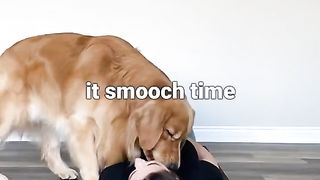 Working out with a dog be like