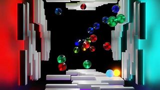 Satisfied 3d render. Fallen down Microsoft 2