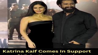 Katrina Kaif Comes In Support of Vicky Kaushal at the screening of Sam Bahadur! #vickykaushal #short #youtubeshort #shorts #trending