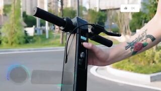 Electric scooter.
