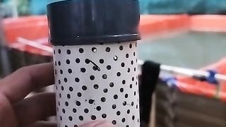 Pipa saringan drainase kolam itu beli atau buat sendiri❓