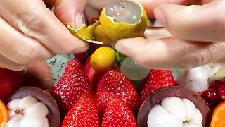 eat fruit ????.  Mukbang buah