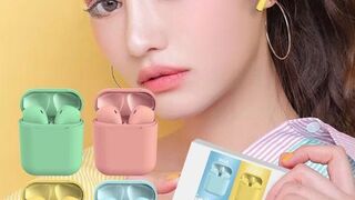 Earphone Bluetooth Inpods i12 TWS V5 Doff Colours