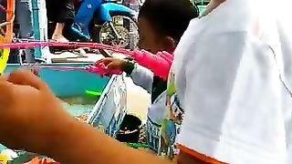 Kakak dan adik mancing