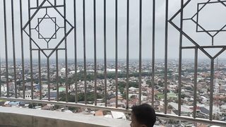 pemandangan daricatas menara