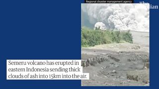 Indonesia's Semeru Volcano Eruption Causes Massive Evacuations