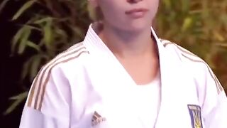 Amazing karate girl