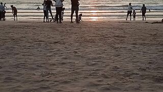 Benthara beach sunset
