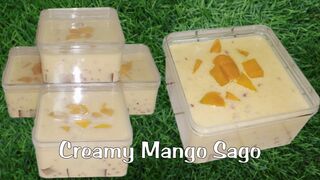 Musim Mangga Begini Bikin Creamy Mango Sago Yang Lagi Viral Yuk!! ????