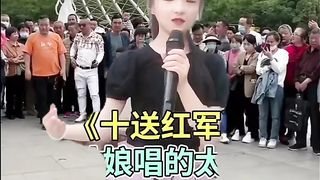 A little girl who loves to sing