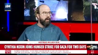 Cynthia Nixon joins hunger strike for Gaza for two days