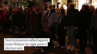 'Not what we stand for'_ protesters rally after Geert Wilders' shock Dutch election win