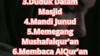 9 larangan wanita waktu haid