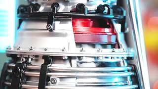 Turbofan Engine Model Kit Full Build at @Building KM.