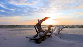 Sea ​​at sunset!