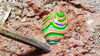 Finally I dug out a diamond that glowed golden