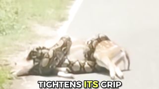 Man Saves Deer From MASSIVE Snake