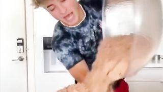 A chocolate sausage