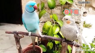 Animal World Funny English Voiceover Behold, the parrot that's a master at charming the ladies!