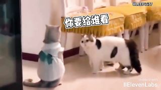 Animal World Funny English Voiceover Male Cat You're telling me you've never had even the slightest flutter for me Not even for a moment
