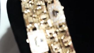 Real 10K Gold Semi-Hollow Chino Links Chains