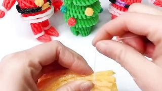 Make cute dolls From used apple nets