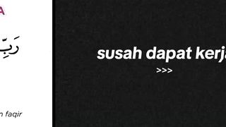 Amalan Doa cari kerja