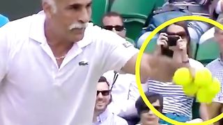 The FUNNIEST Tennis Player, Mansour Bahrami