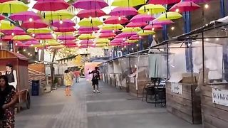 Caudan waterfront plouis in Mauritius