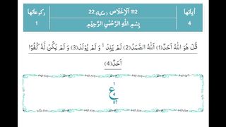 Al Ikhlas Surah # 112