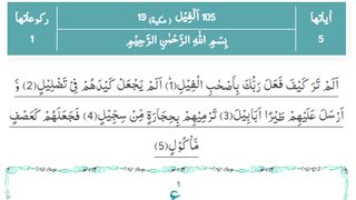 Surah Al Feel $ 105
